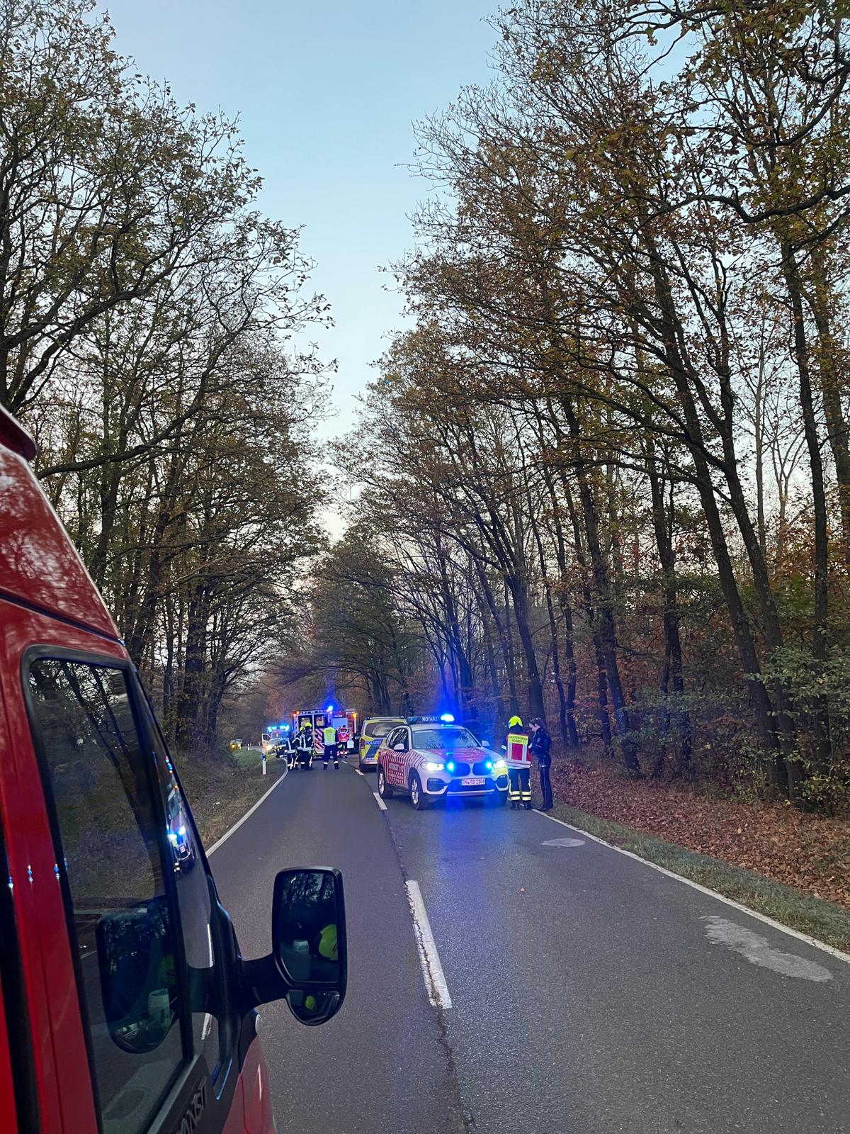 Einsatzfoto Eingeklemmte Person nach ...